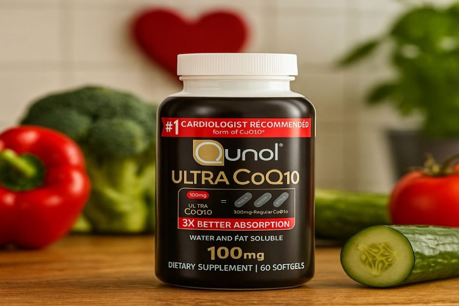 Qunol Ultra CoQ10 bottle for supplement review