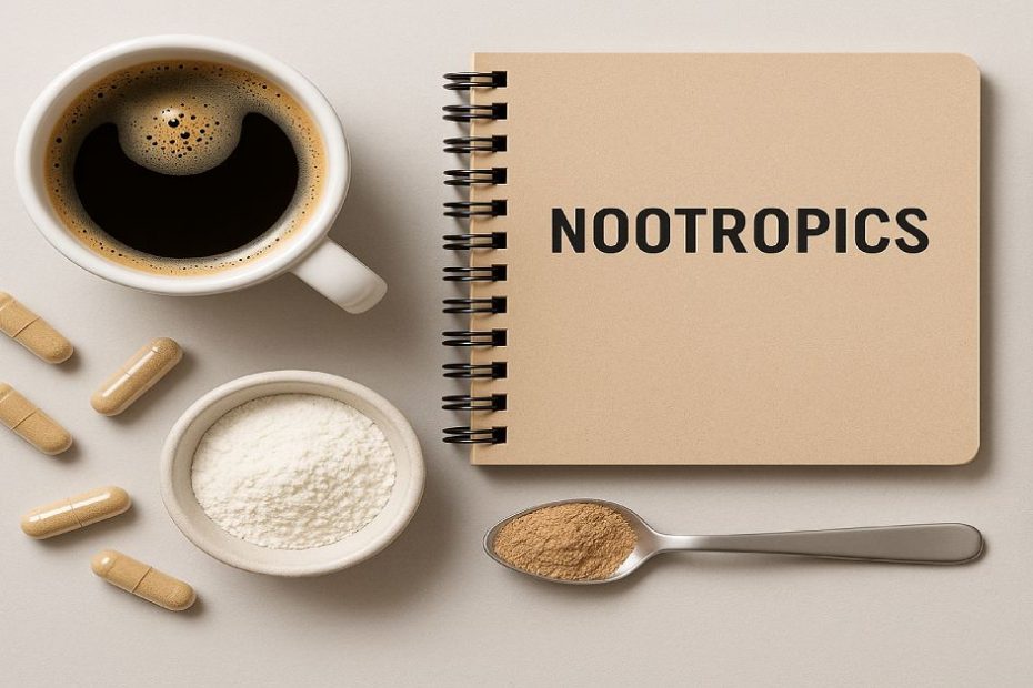 best nootropics supplements for brain health on desk