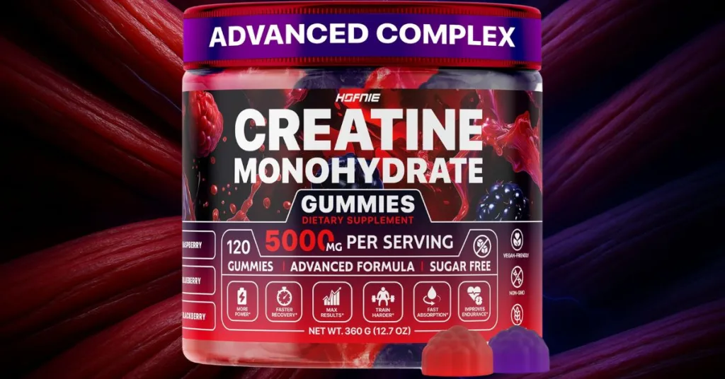 Hofnie Creatine Monohydrate Gummies bottle
